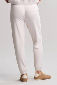 BAREFOOT DREAMS Brushed Fleece Jogger With CozyChic Ultra Lite Rib in sand dune - women's pants - alternate view