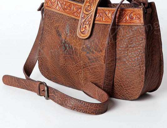 American Darling - Women's Hand-tooled Genuine Leather Crossbody Bag