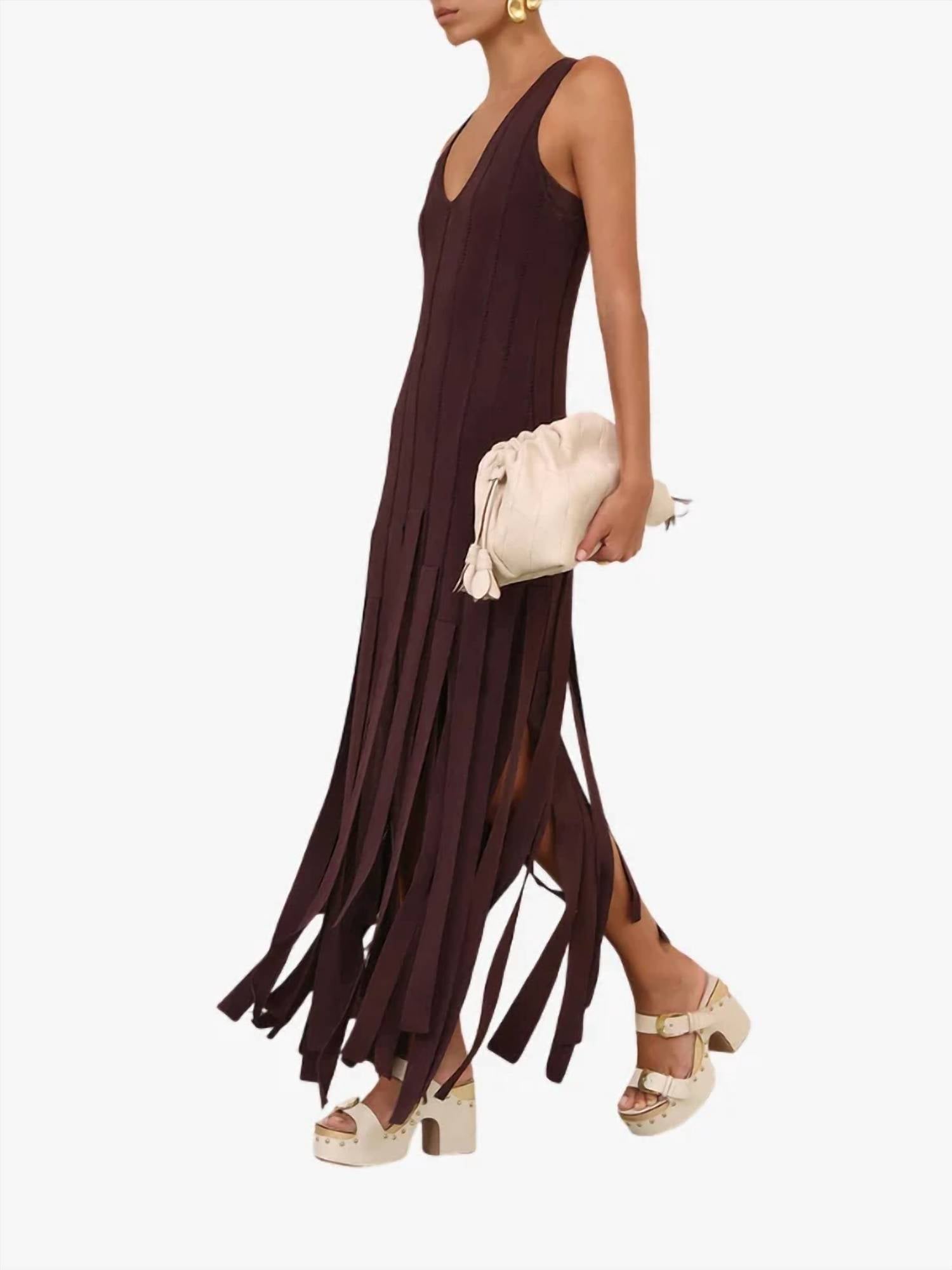 Zimmermann - Luna Fringe Midi Dress