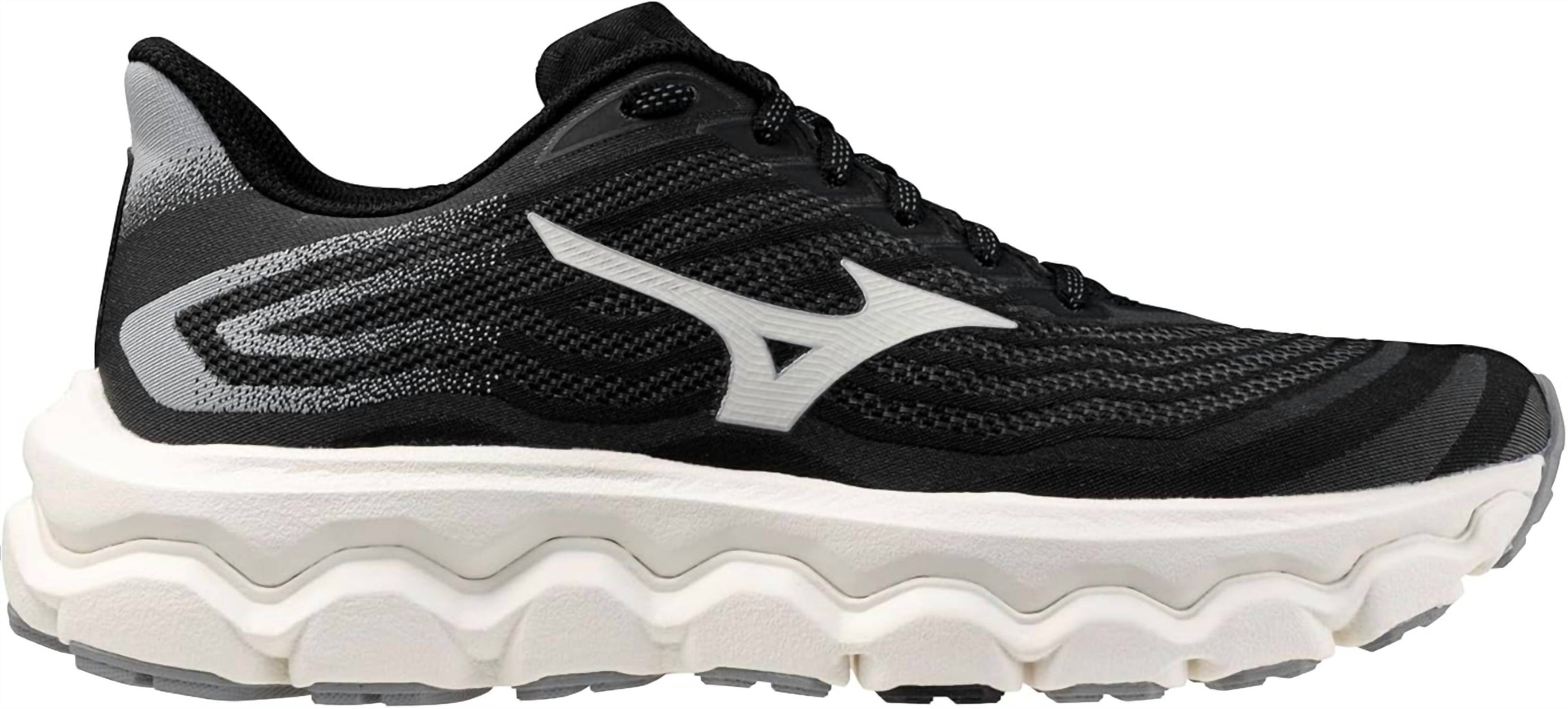 MIZUNO Women's Wave Horizon 8 Shoe in black white - women's shoe