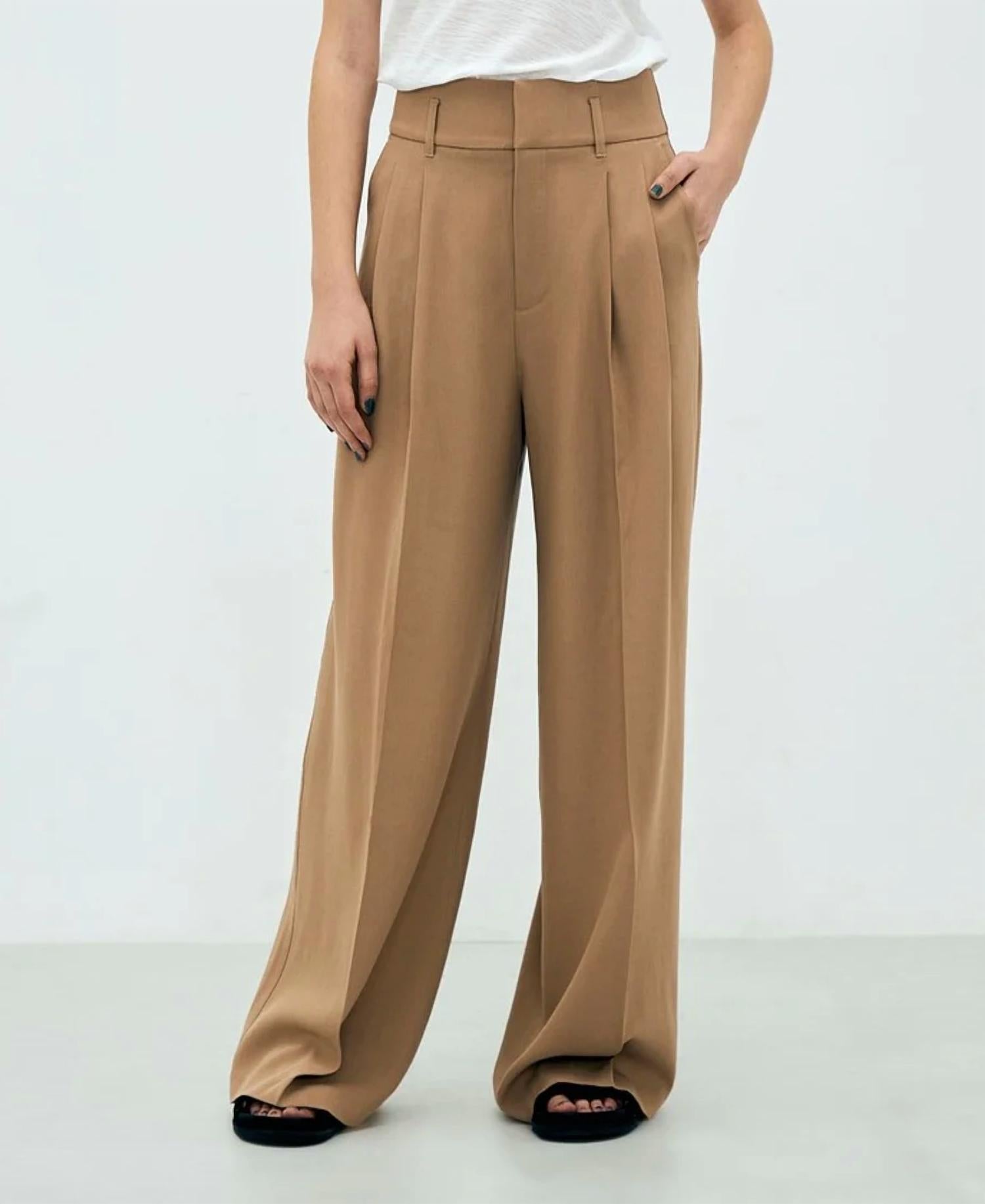 James Perse - Pleated High Waisted Trouser
