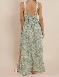 Sage The Label - Kalani Palm Whispers Maxi Dress