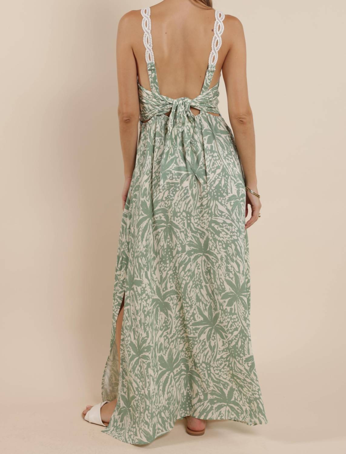 Sage The Label - Kalani Palm Whispers Maxi Dress
