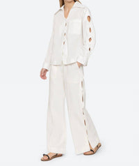 SEA Women's Shai Pants in cream - women's pants - detail view