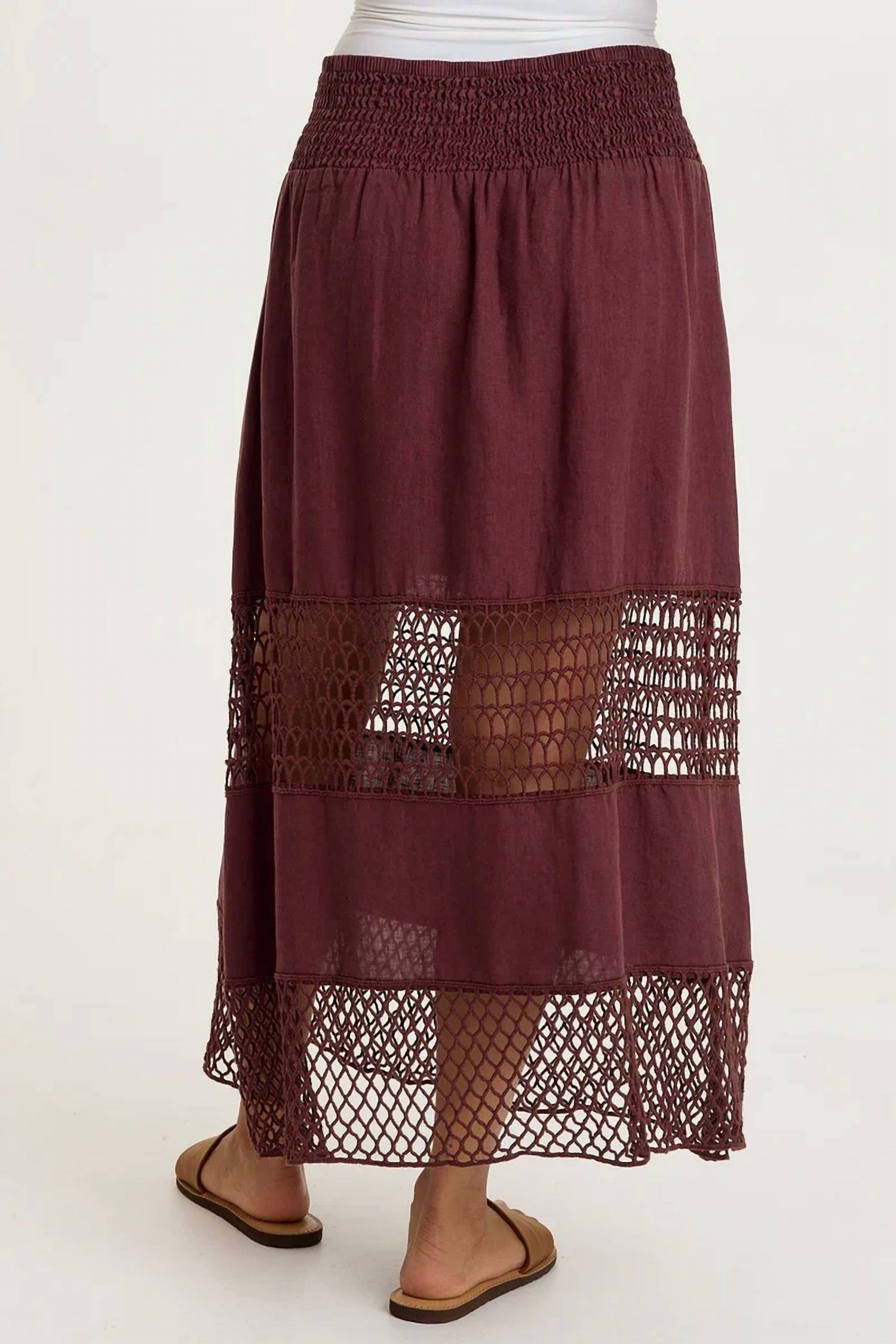Xcvi - Fola Cotton Crochet Lace Skirt