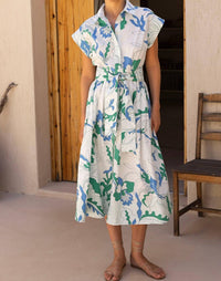 Oliphant - Belted Shirt Midi Dress