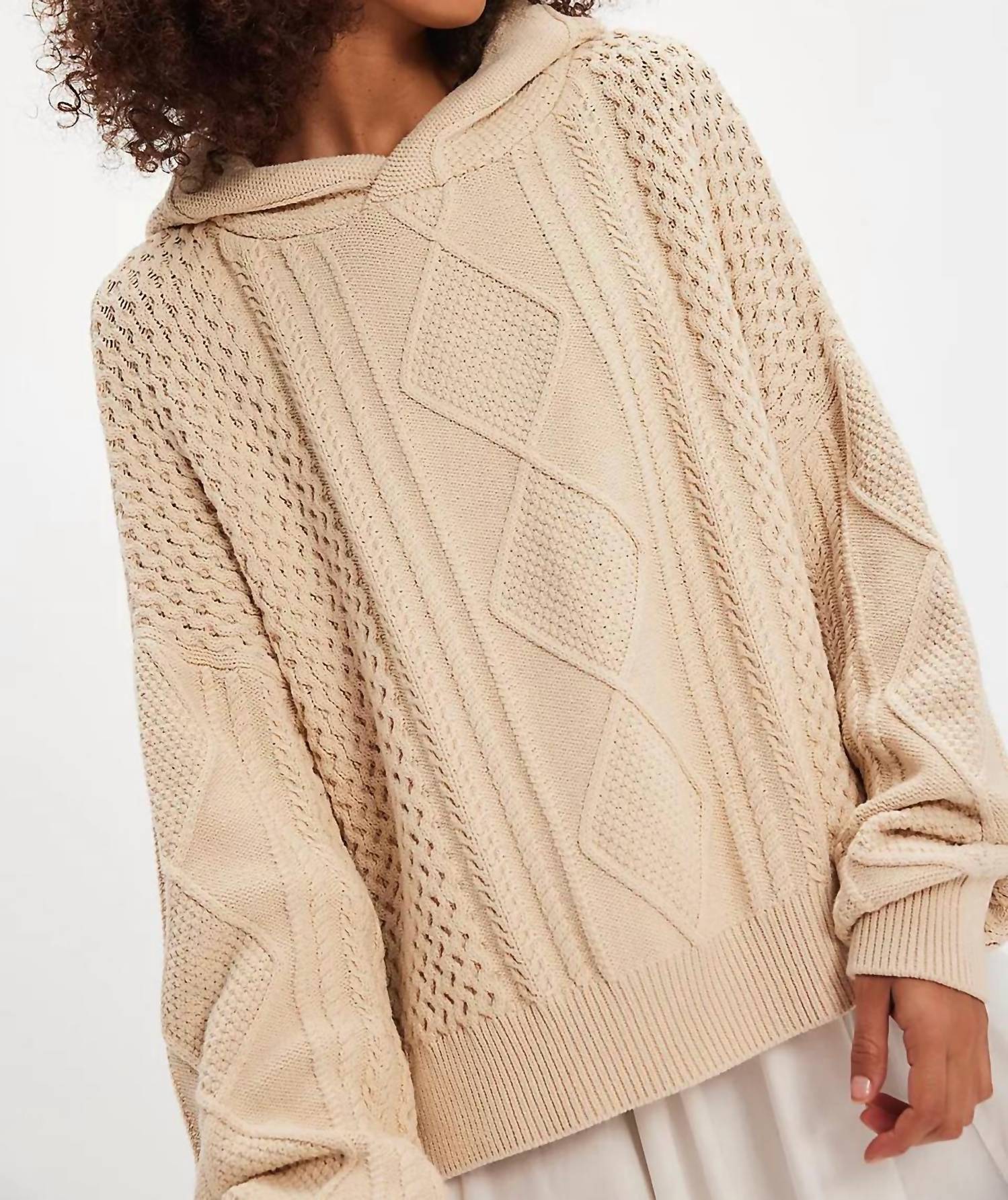 Free People - Explorer Cable Hoodie