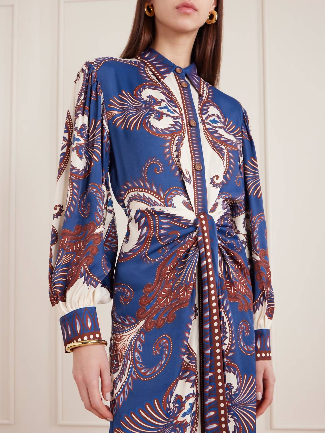 Farm Rio - Arabesque Scarf Midi Dress
