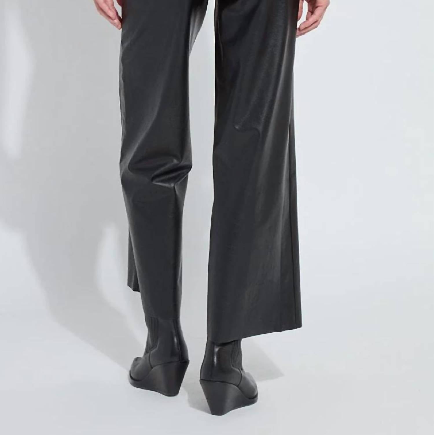 Lysse Grommet Pocket Vegan Pant in black - women's pants - detail view
