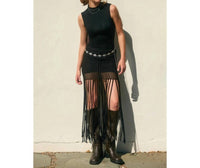 Dress Forum - Woodstock Crochet Fringe Hem Skirt