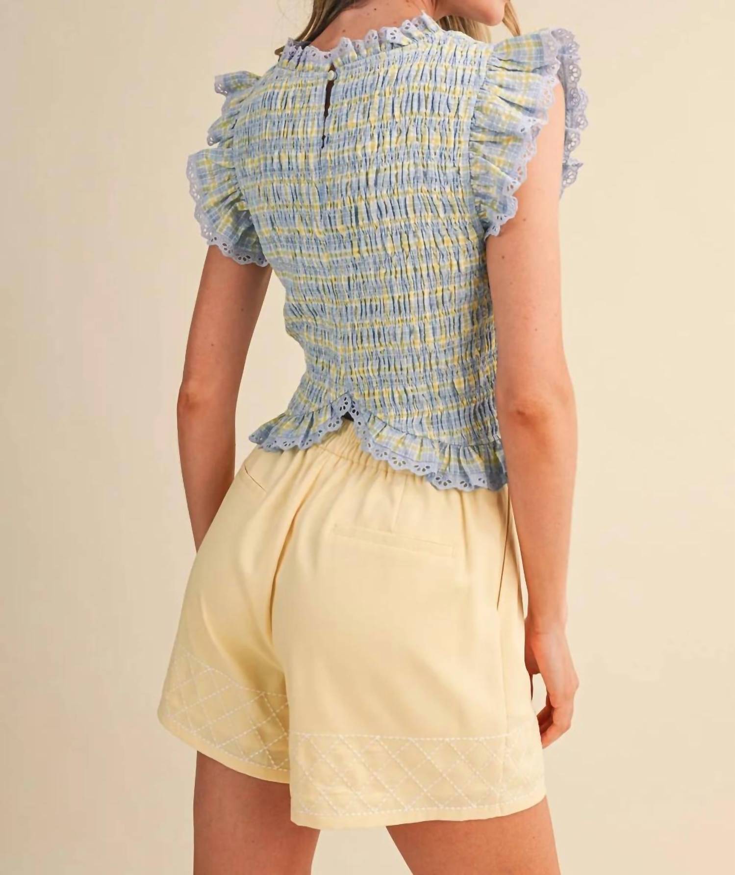 &Merci - Cottage Charm Smocked Blouse
