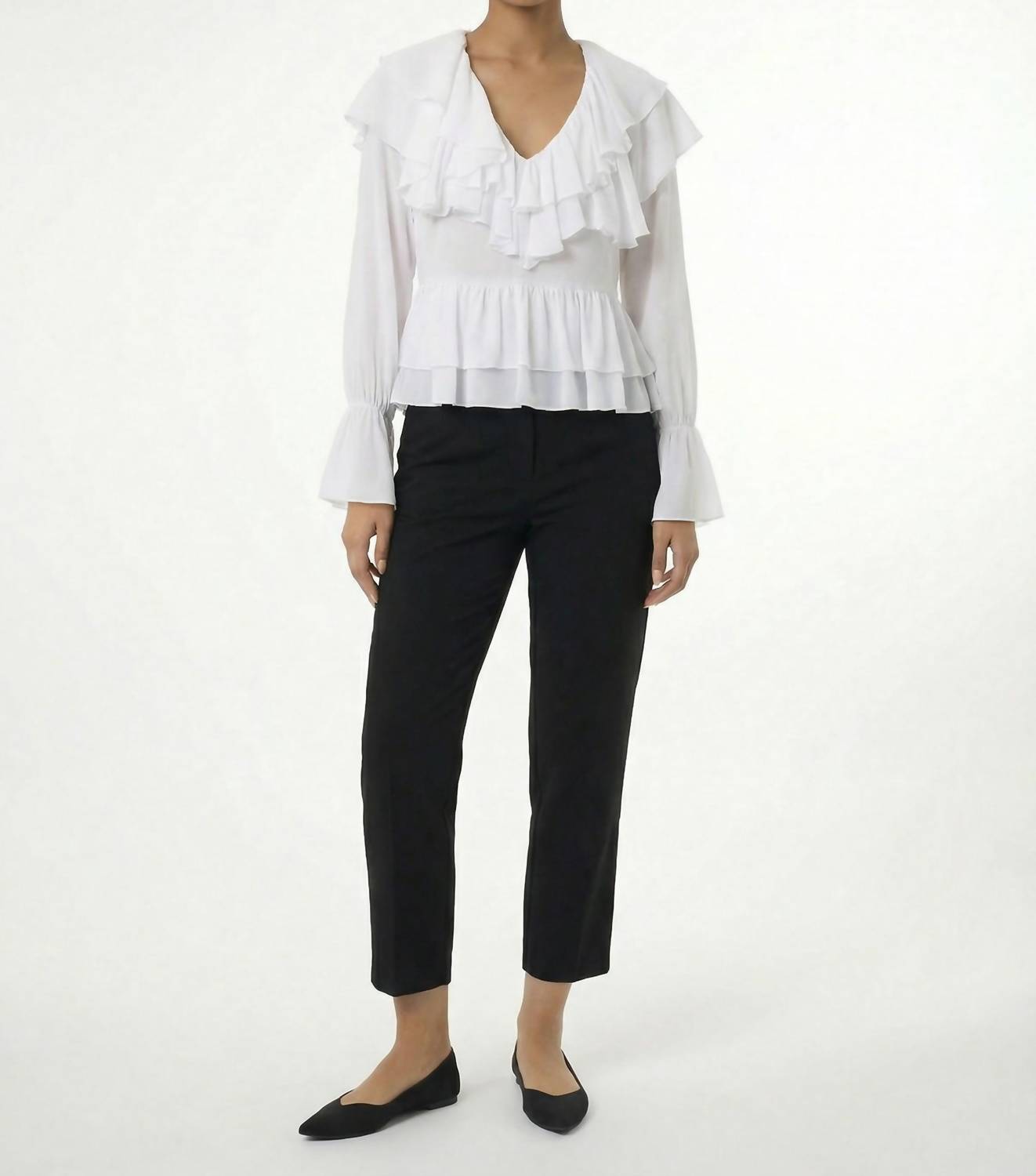 Area Stars Women's Trista Blouse in white - women's blouse - view 5