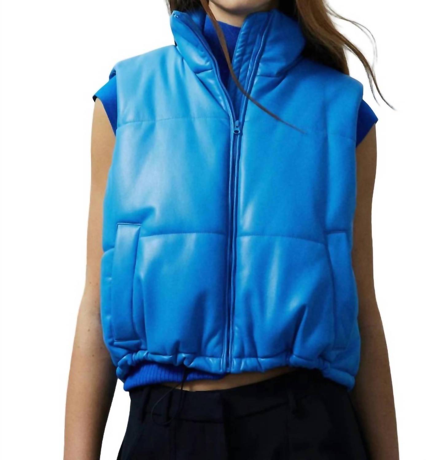 Melissa Nepton - Clyde Faux Leather Vest