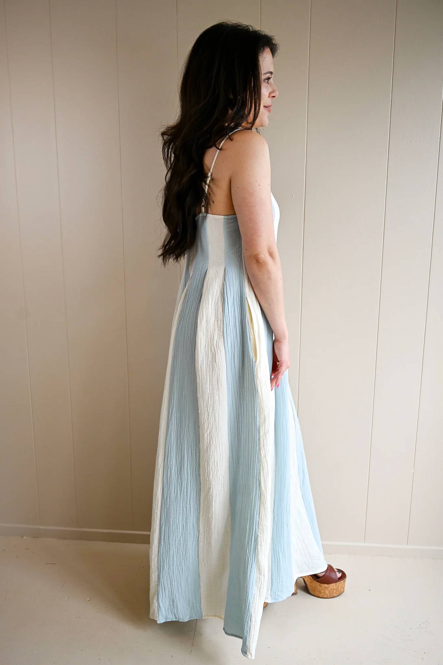 By Together - Wood Street Stripe Maxi Dress
