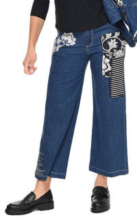 Tulip Clothing - Wylie Denim Wide Leg Pants