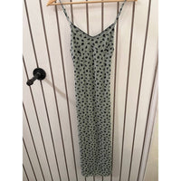 Motel Rocks Women's Midi Dress in sage flower black - women's dress - alternate view