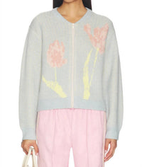 STEVE MADDEN Jena Long Sleeve Sweater Jacket in multi - women's sweater