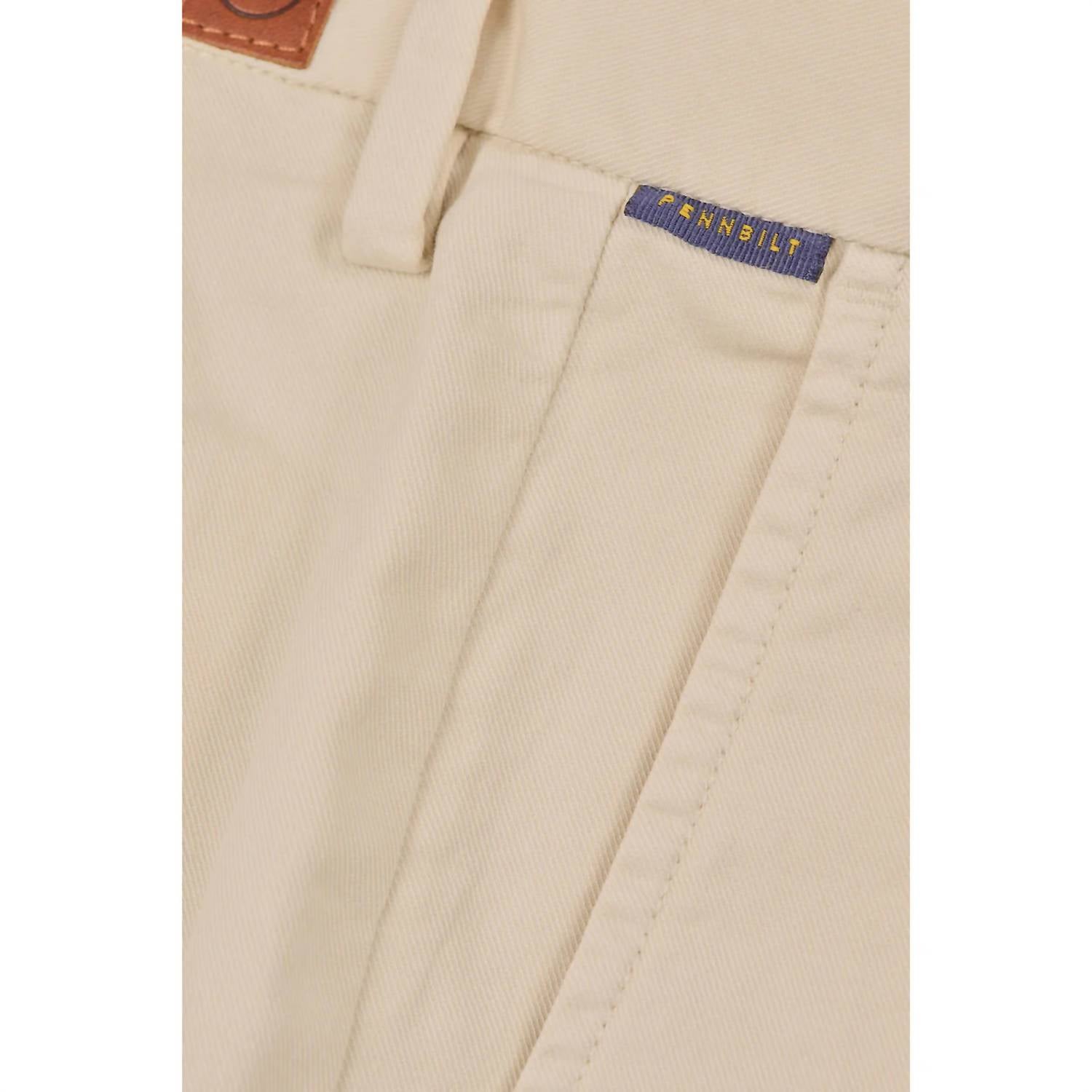 PennBilt Men's Club Short in stone - men's shorts - alternate view