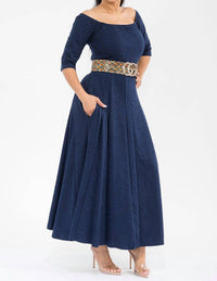 Karen T Design - Off The Shoulder Maxi Dress