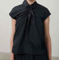 Beatrice .B - Taffeta Mockneck Blouse