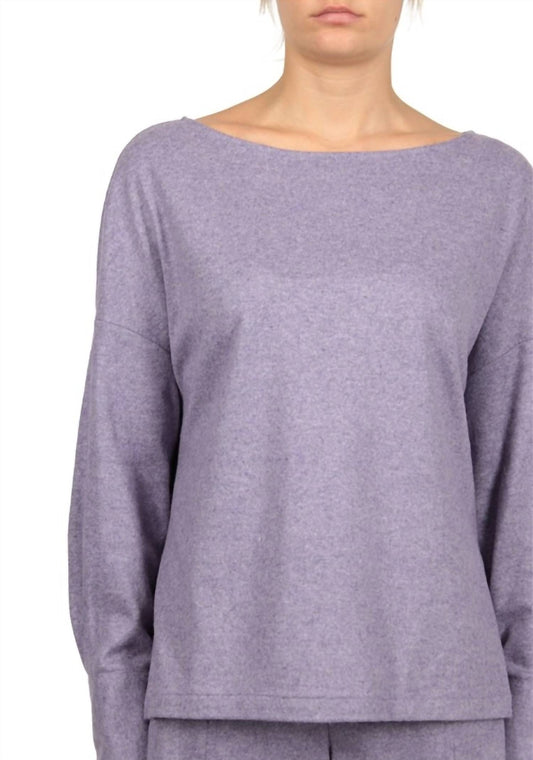 BOAT NECK CASHMERE SHIRT