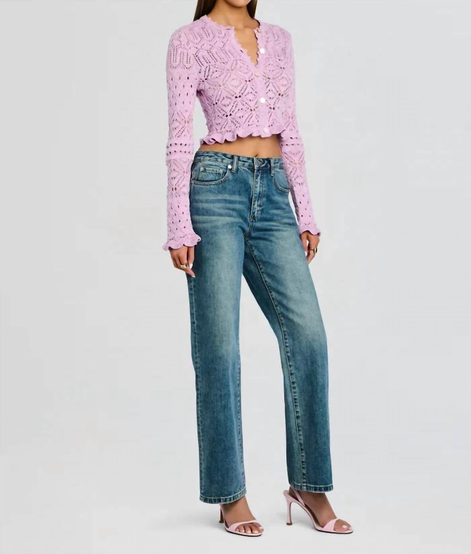 Retrofete - Giuliana Crochet Cardigan