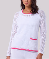 Angel Apparel - Crochet Pocket Top
