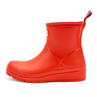 HUNTER Women's Play Short Rain Boots in logo red - women's shoe - alternate view