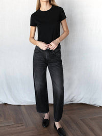 EMERSON FRY Heritage Ankle Jean in black - women's jeans - detail view