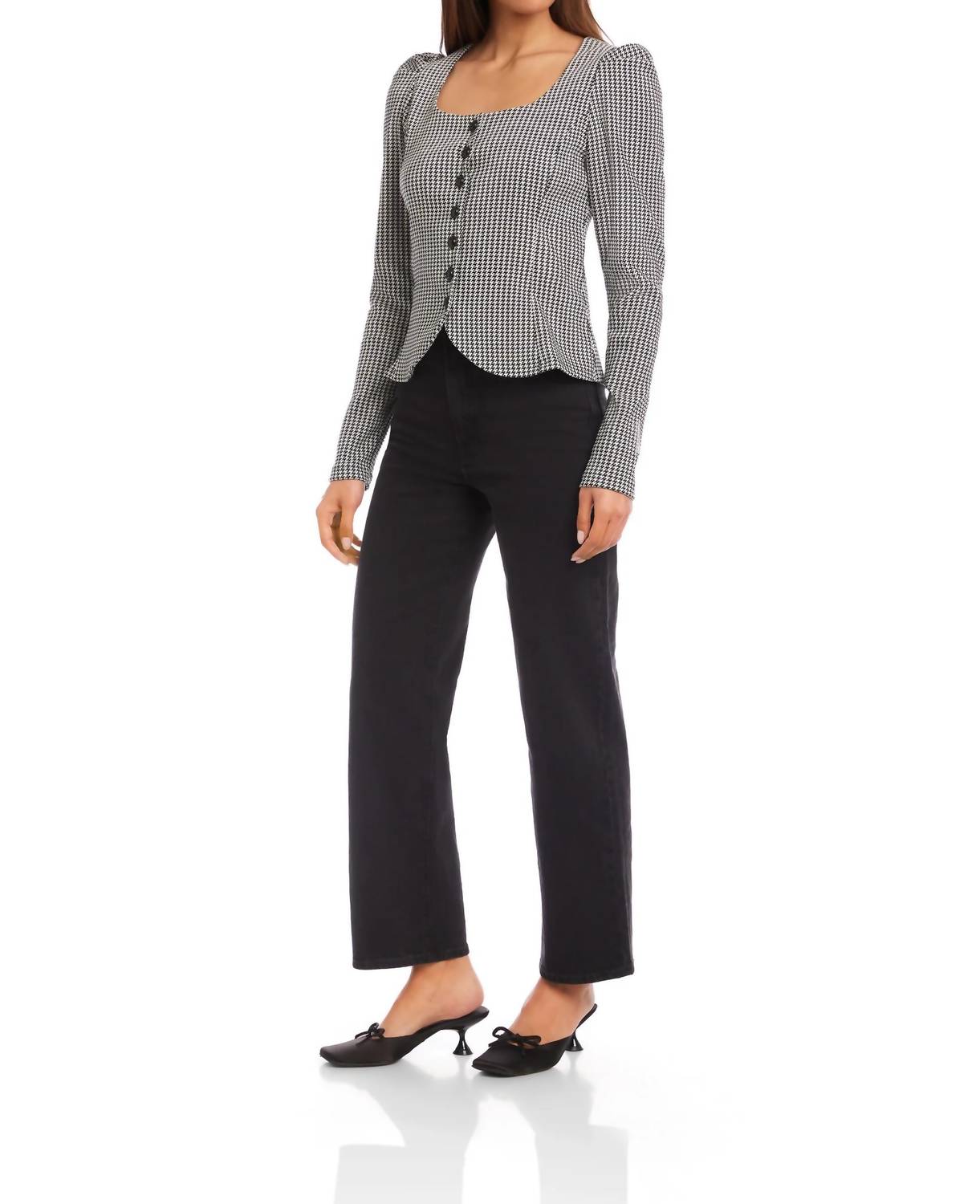 Fifteen Twenty - Frannie Puff Sleeve Top