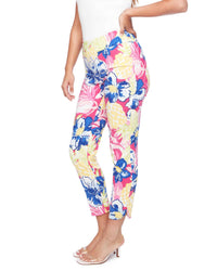 Up! - Petal Slit Techno Ankle Pant