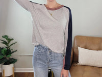 Staccato - Jodi Color Blocked Long Sleeve Top