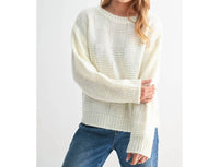 Fun 2 Fun - Checker Knit Sweater