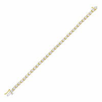 Diana M Jewels - Women's Round Lab-Grown Diamond Tennis Bracelet (9.00 Ct) - Elegant Plus