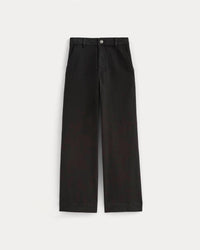 Everlane Utility High Rise Wide Leg Pants in black - women's pants - view 4