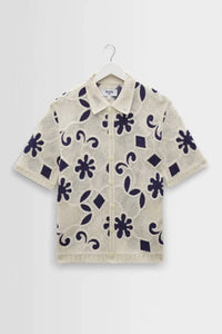 Wax London - Doodle Crochet Porto Polo Shirt