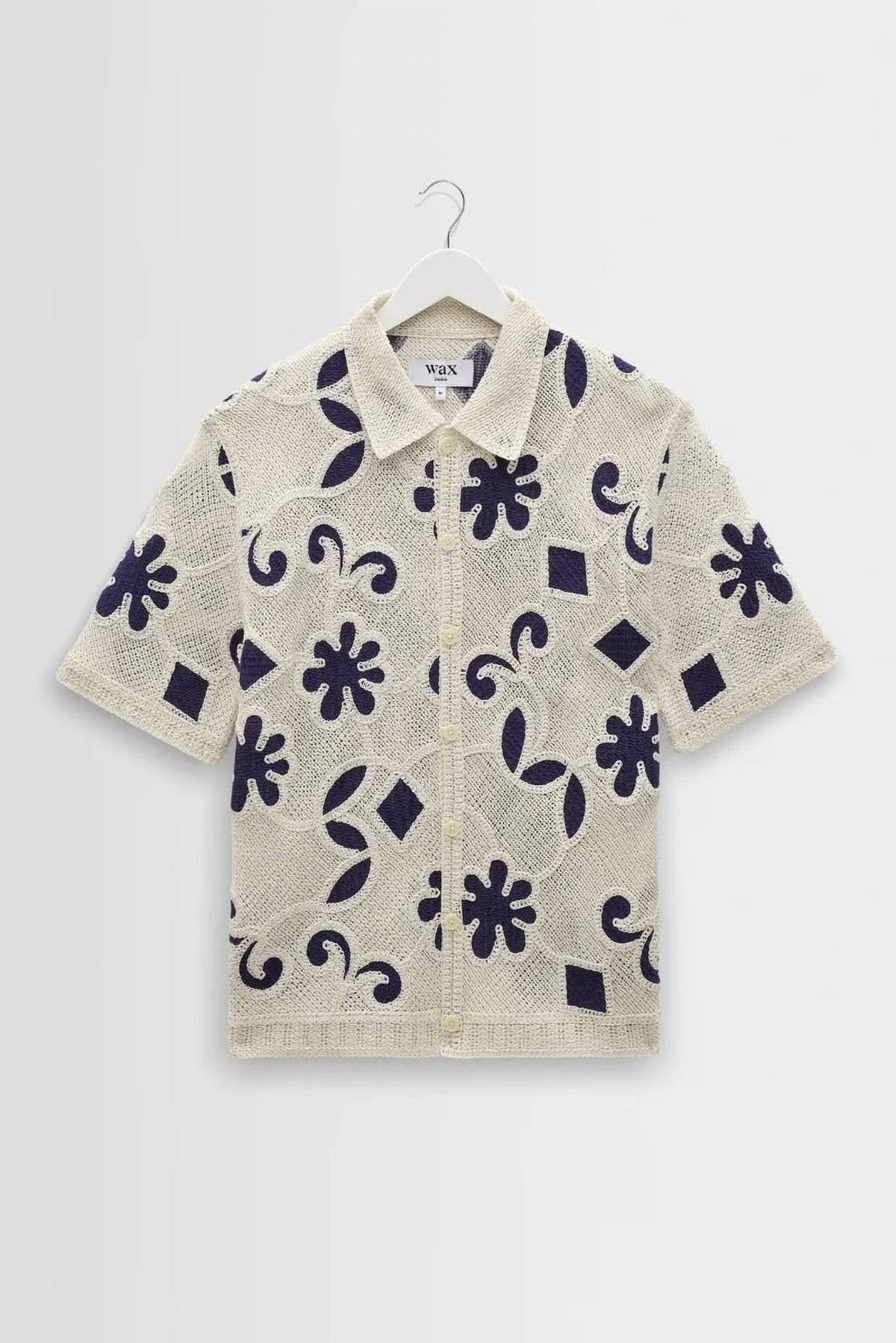Wax London - Doodle Crochet Porto Polo Shirt