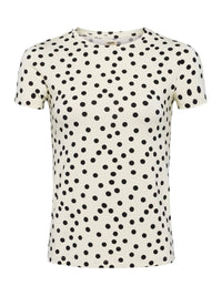 L'Agence - Ressi Polka Dot Short Sleeve Crew