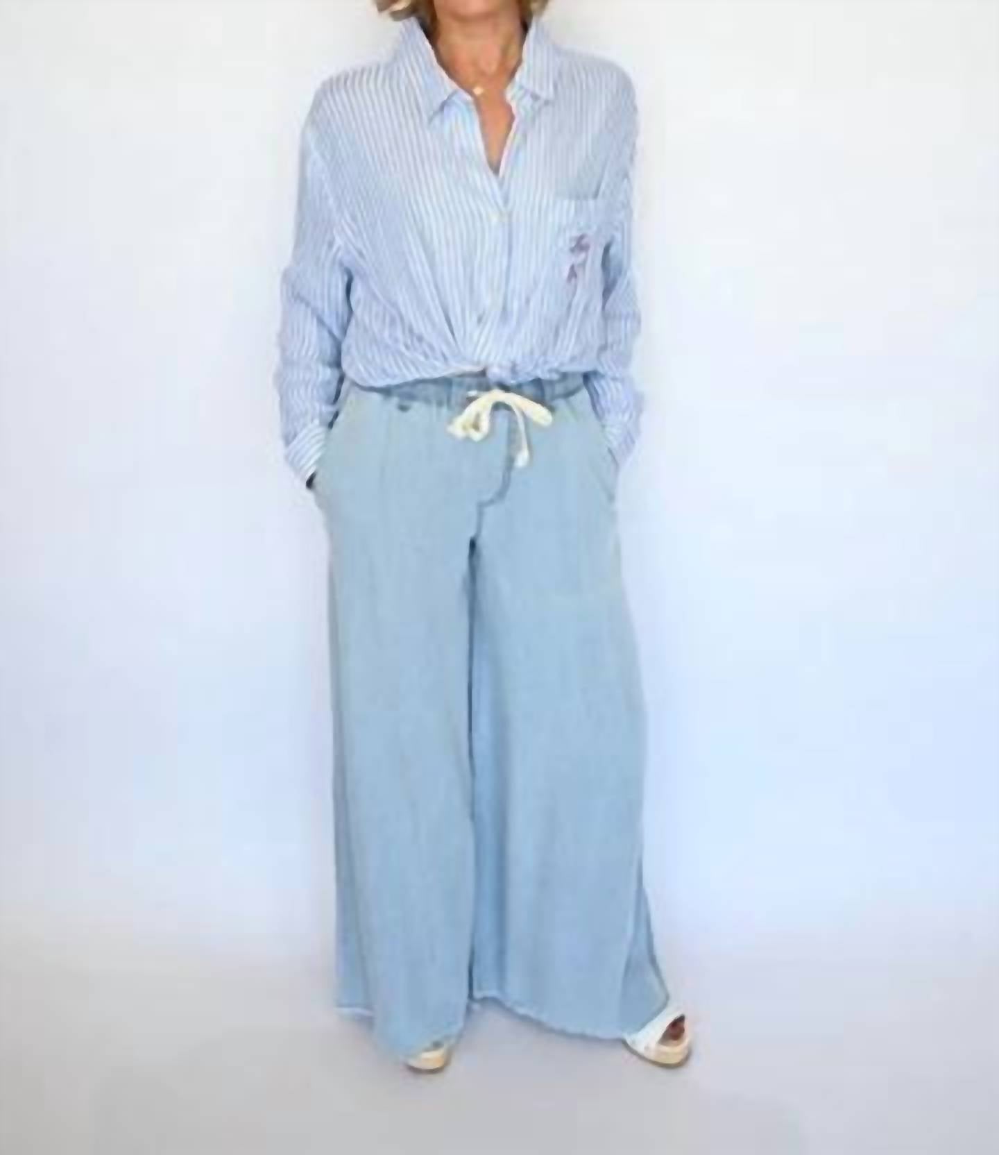 Vintage Havana - Tessa Tencel Wide Leg pant