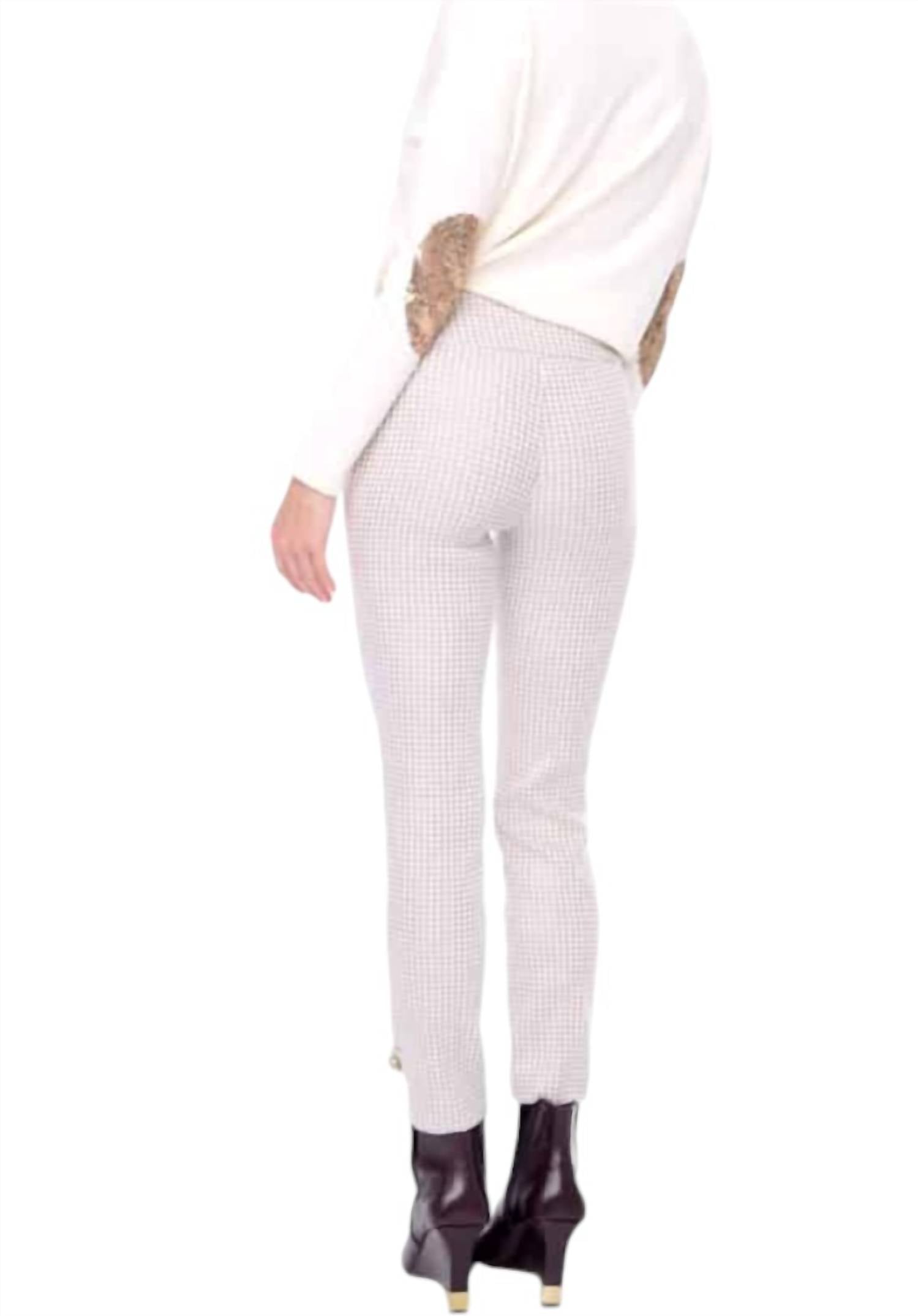 Up! - Glossy Techno Slim Ankle Pants