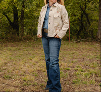 Stetson Rodeo Days Embroidered Jacket in beige - women's jacket - view 6