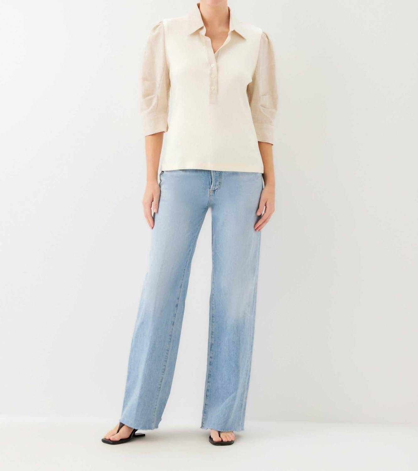 Fifteen Twenty - Women's Camden Contrast Henley Top