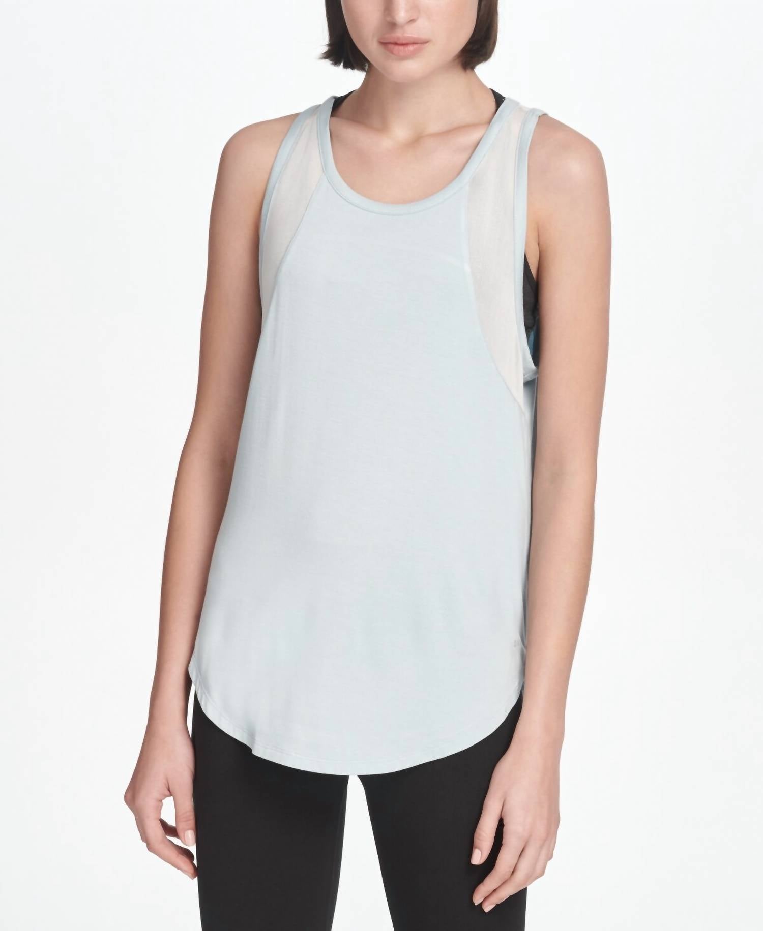 Dkny - Sport Mesh Trimmed Tank