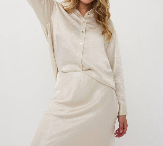 Esqualo - Acetate Oversized Blouse