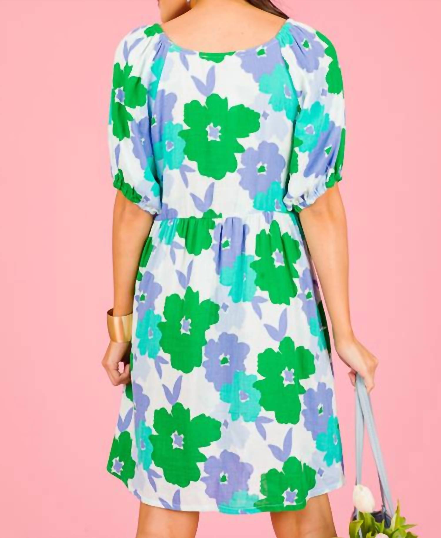 Michelle Mcdowell - Bailey Sweeten Day Puff Sleeve Dress