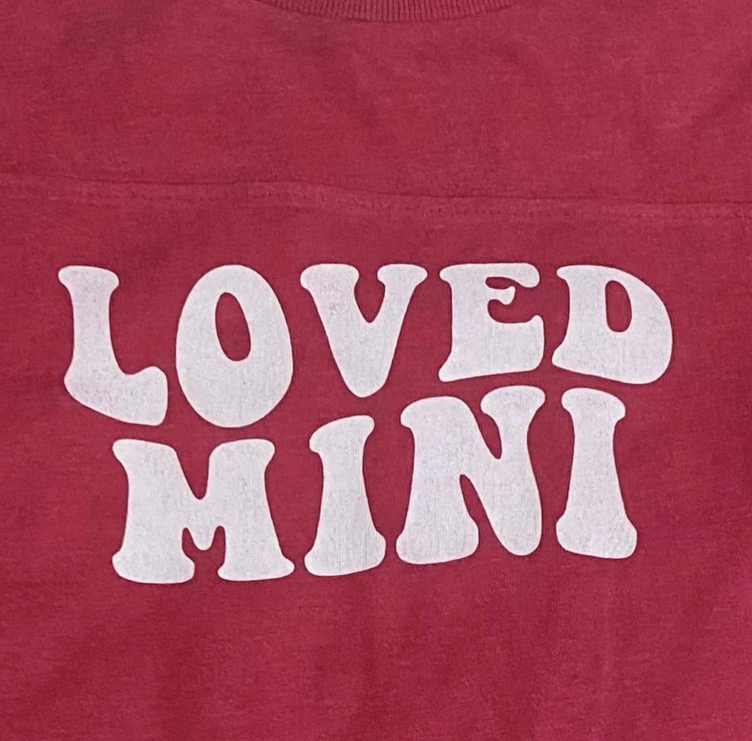 Aier Wholesale - Girl's Loved Mini Varsity Tee
