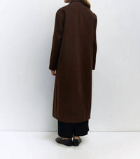 MOD REF Karoline Classic Double-breast Coat in brown - women's jacket - view 4