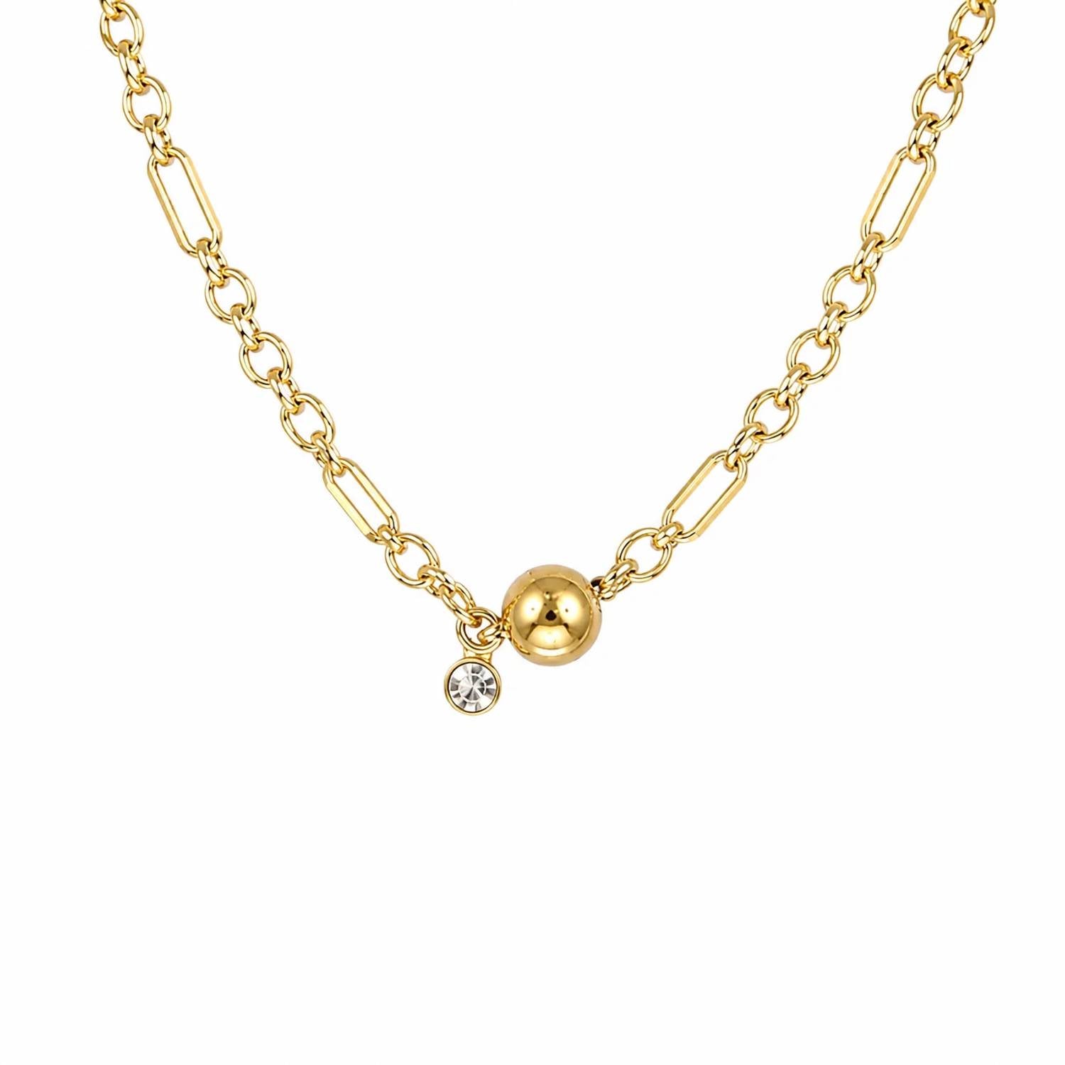 No Whining Designing - Women's Bar Link Magnetic Necklace