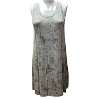 Vocal Apparel - Women's Sleeveless Dress With Crystal Accents In Front