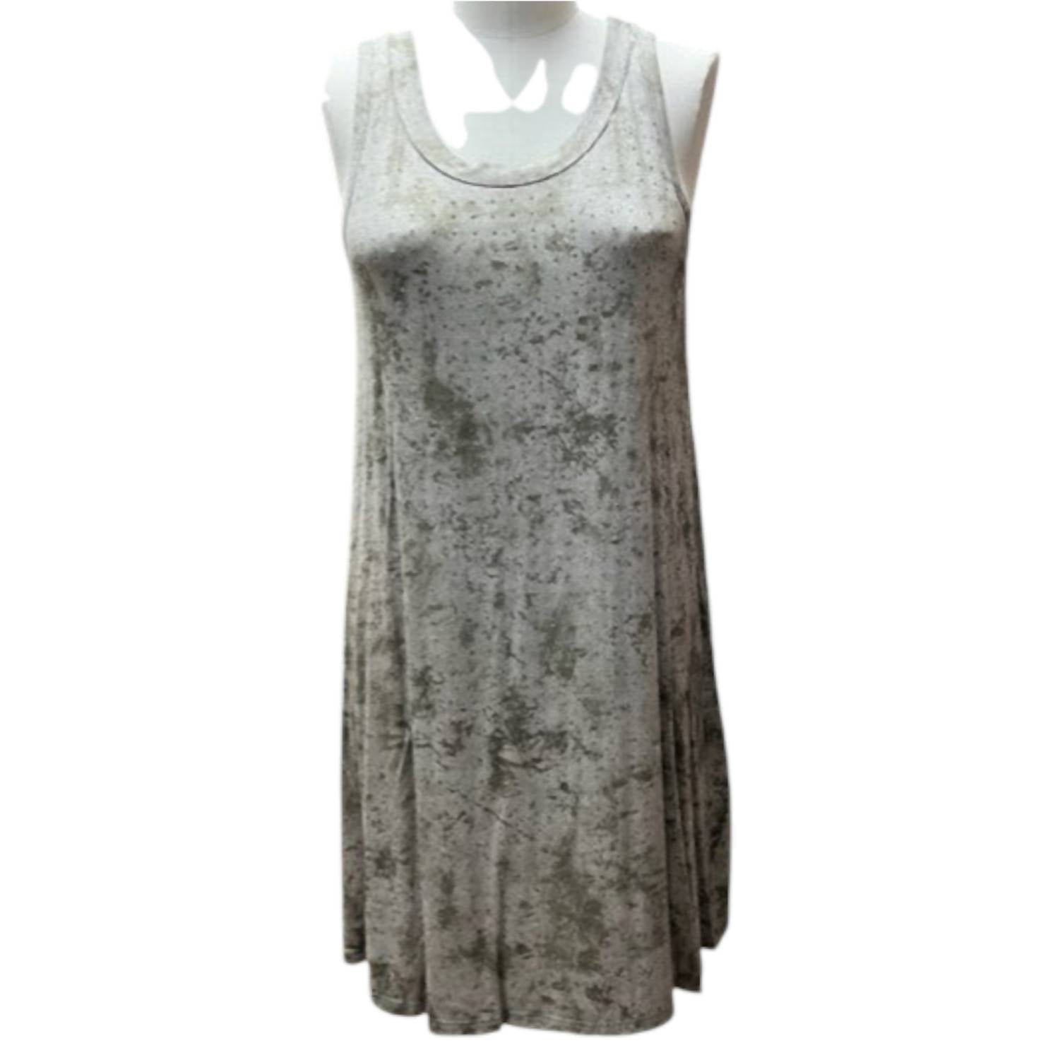 Vocal Apparel - Women's Sleeveless Dress With Crystal Accents In Front